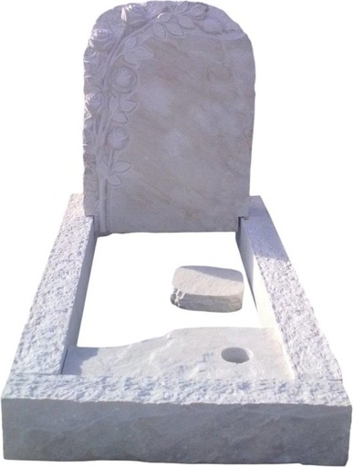 [6127] Marmor Palissandro Einzelgrab