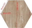 Außenplatten Esagono Foresta Chiaro 2 cm