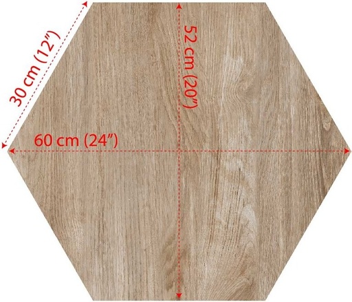 [SS-242] Vonkajšia dlažba Esagono Foresta Chiaro 2 cm