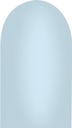 Grablatern gläsern, weiß, 18×10 cm