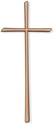 [ST-SK-0SCHRKR005] Náhrobní kříž Scriptura z bronzu, 8–50 cm