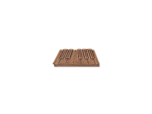 [ST-SK-18921] Bronzový piano na náhrobek, 3,5×9,5 cm nebo 5,5×14,5 cm