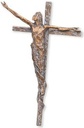 Bronzový Kristus na kříži, 38×23,5 cm