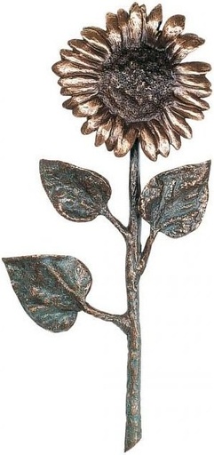[ST-SK-20269] Bronzová Slnečnica na náhrobok, 47×23 cm