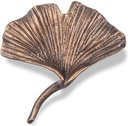 Bronze-Blatt ginko für Grabmal, 9×9 cm