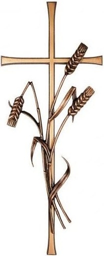 [ST-SK-20289] Náhrobní kříž Elegant s klasickými klasmi, 40×15 cm nebo 50×20 cm