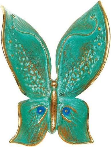 [ST-SK-20366] Bronzový motýľ na náhrobok, 10×8 cm
