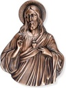 Bronzový Kristus na náhrobok, 16×12 cm