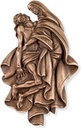 Bronzová Pieta na náhrobek, 11×7 cm