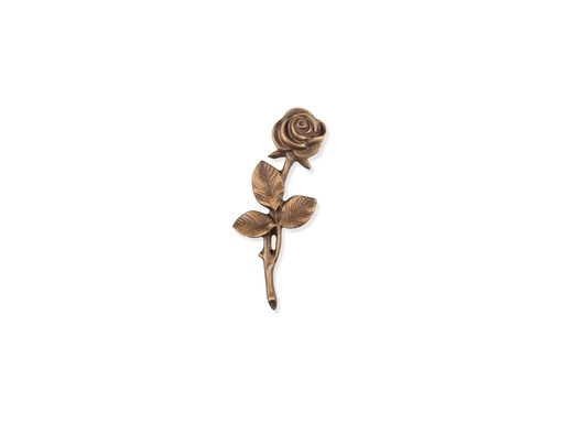 [ST-SK-20543] Bronze Rose für Grabmal, 10×4 cm