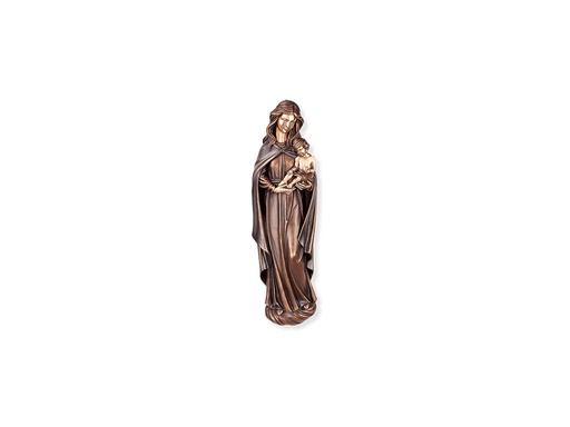 [ST-SK-20559] Bronze-Statue Madonna mit Kind für Grabmal, 20–50 cm