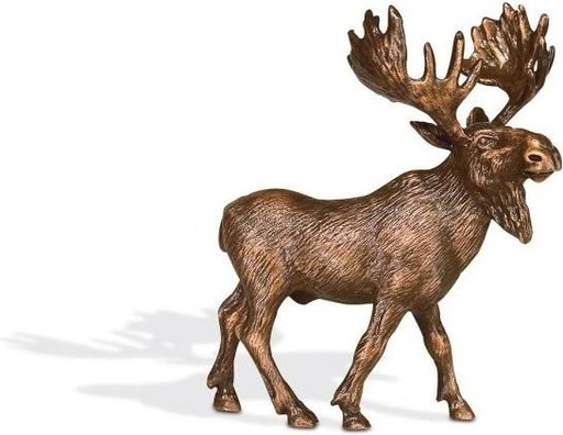 [ST-SK-20589] Bronze-Hirsch für Grabmal, 12×10 cm