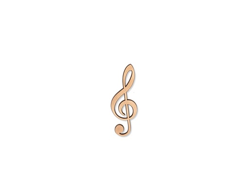 [ST-SK-20761] Bronze Violinschlüssel für Grabmal, 8–15 cm