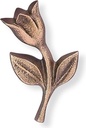 Bronzový tulipán na náhrobek, 5×3 cm