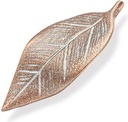 Bronzový list na náhrobok, 8×4 cm