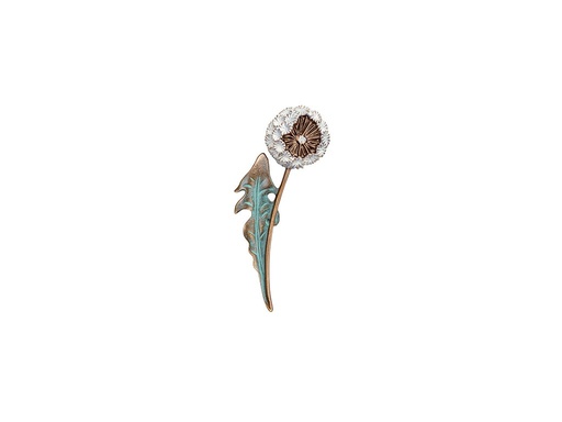 [ST-SK-20950] Bronzová Pusteblume na náhrobek, 11,5×5 cm nebo 19×8 cm