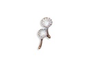 Bronzová Pusteblume na náhrobek, 5×2 cm