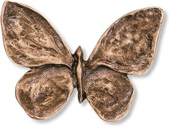 Bronze-Schmetterling für Grabmal, 6×8 cm
