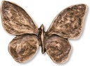 Bronzový motýľ na náhrobok, 6×8 cm