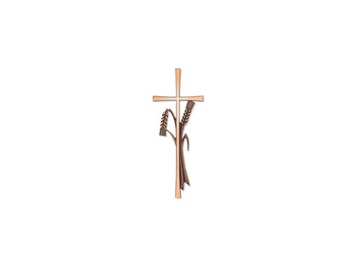 [ST-SK-22750] Grabkreuz mit klassischen Klammern, 40×15 cm