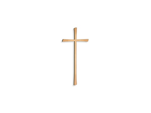 [ST-SK-26034] Náhrobní kříž s krystalem, bronz, 8–80 cm