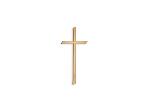 [ST-SK-26039] Náhrobní kříž s krystalem, bronz, 8–80 cm
