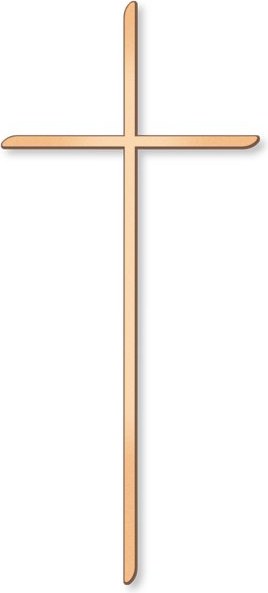 Náhrobný kríž Norden, bronz, 10–45 cm