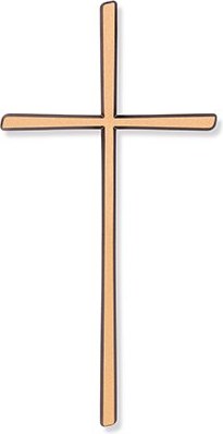 Náhrobný kríž Scalina, bronz, 10–45 cm