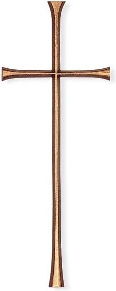 Náhrobný kríž Antiqua Parabel z bronzu, 8–50 cm
