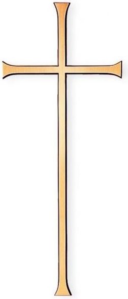 Pomníkový kříž Antikon z bronzu, 12–60 cm