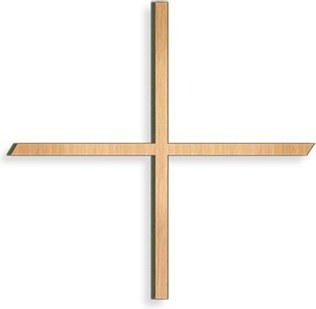 Rovnoramenný kríž na náhrobok, bronz, 8–30 cm