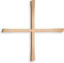 Gleicharmiges Kreuz für Grabmal, Bronze, 8–30 cm