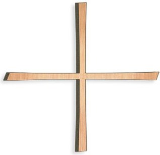 Rovnoramenný kříž na náhrobek, bronz, 8–30 cm