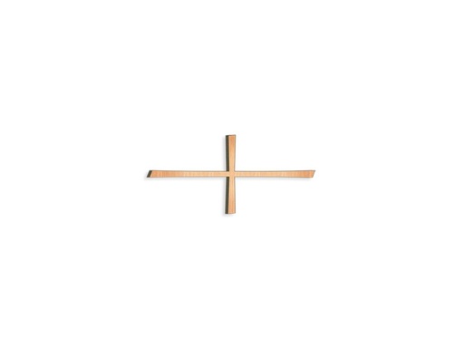 [ST-SK-29037] Náhrobní kříž Breitkreuz, bronz/nerez, 4,4–15 cm