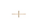 Grabkreuz Breitkreuz aus Bronze, 4,4–15 cm