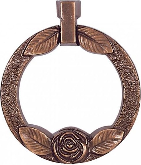 Bronze ozdobný kruh na náhrobek, Ø 14 cm
