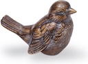Bronze-Vogel für Grabmal, 6×9×5 cm