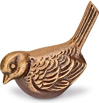 [ST-SK-37130] Bronzový ptáček na náhrobek, 5,5×3,5×5,5 cm