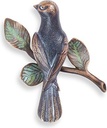 Bronzový vták na vetičke, 10×8 cm