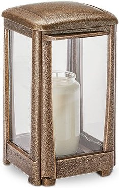 [ST-SK-40050] Bronze-Grablicht, 21×11×12 cm