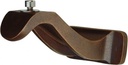 Bronze-Wandhalterung für Grabmal, 6×9×11 cm