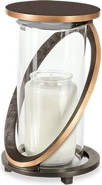 [ST-SK-40310] Náhrobný lampáš z bronzu, výška 18 cm