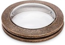 Náhrobní lucerna z bronzu, výška 20 cm, průměr 13 cm