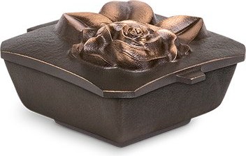 [ST-SK-50097] Bronzová lucerna na náhrobek, 7×12×14 cm