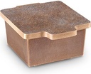 Bronze geweihtes Wasser für Grabmal, 6×10×12 cm