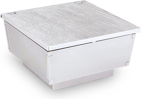 [ST-SK-50117] Nerezová miska na svätú vodu, 12×12 cm