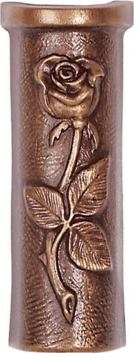 [ST-SK-53024] Nástěnná váza na náhrobek, bronz, 18×7 cm