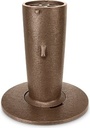 Zapuštěná váza na náhrobek, bronz, výška 21–24 cm