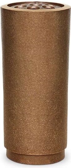 Bronzová váza na náhrobok, výška 18–25 cm