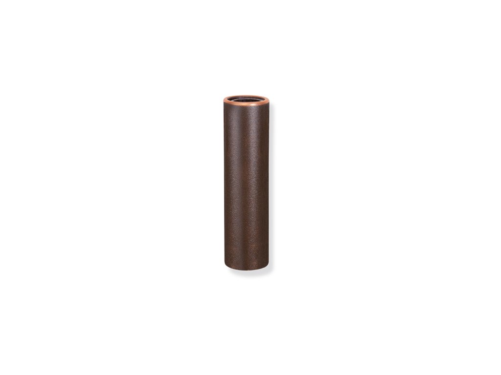 Nástěnná váza na náhrobek, bronz, výška 12 cm